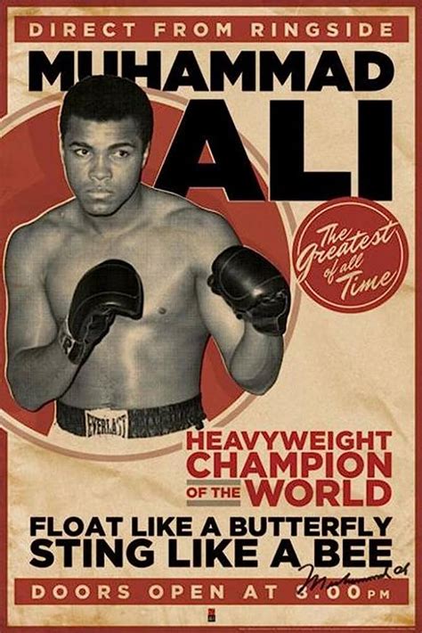 Muhammad Ali Limited Edition Print Muhammad Ali Poster Boxing