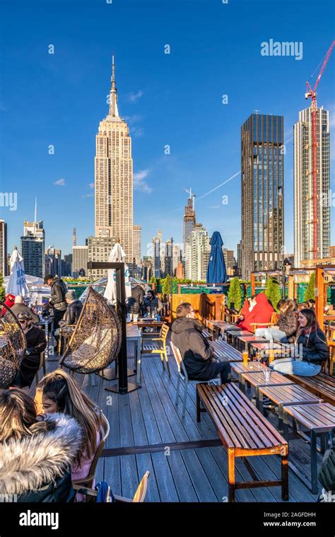 230 Fifth Rooftop Bar With Empire State Building Manhattan New York