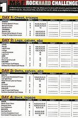 Pictures of Bodybuilding Training Schedule Pdf