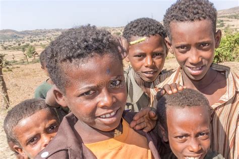 Children In Ethiopia Editorial Stock Image Image Of Boys 58236949