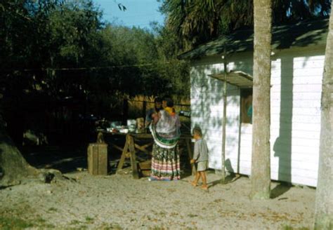Florida Memory Seminole Indian Woman With Her Children Brighton