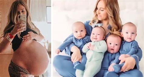 Mom Of Quadruplets Shares Awe Inspiring Before And After Pregnancy