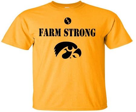 Your exclusive benefit supported by state farm® u.s. Farm Strong with Big Tigerhawk - Gold T-shirt