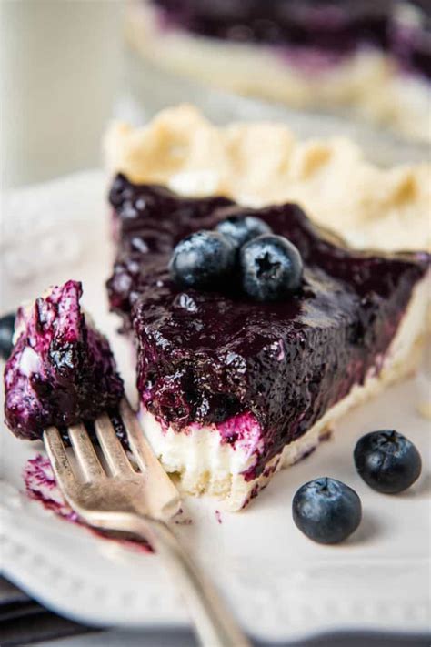 Delicious Blueberry Cream Cheese Pie Adventures Of Mel