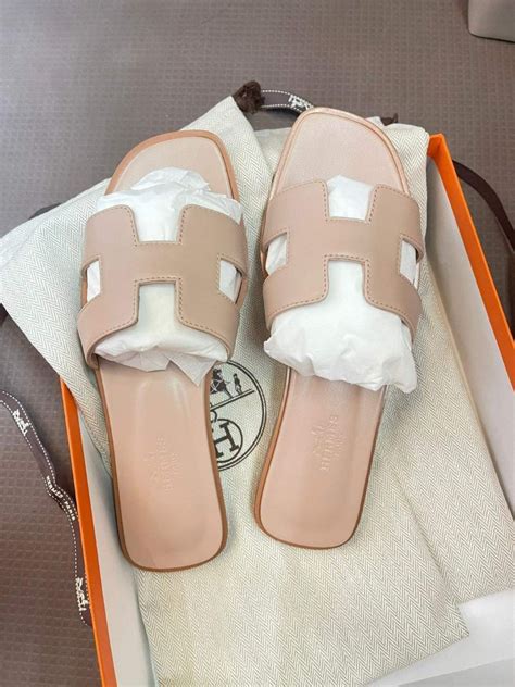 Hermes Oran Nude Beige Size 36 5 Condition Brand New Comes Complete On