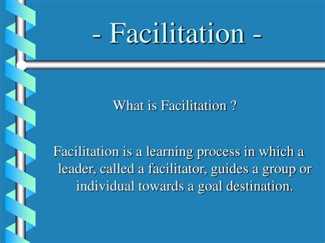 Ppt Facilitation Powerpoint Presentation Free Download Id1248450