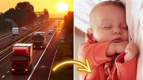 Dziecko Zasypia Podczas Jazdy Samochodem Włącz Szum Autostrady Do Snu Youtube