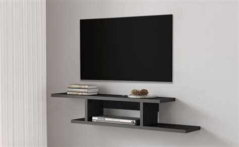 Fitueyes Floating Tv Stand Shelf Wall Mounted Entertainment