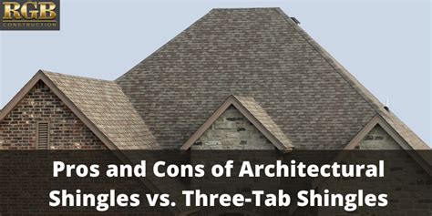 Architectural shingles and 3 tab shingles. Pros and Cons of Architectural Shingles vs. Three-Tab Shingles