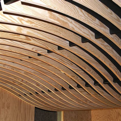 Wooden Suspended Ceiling Lauder Linea Swell Process Bois By