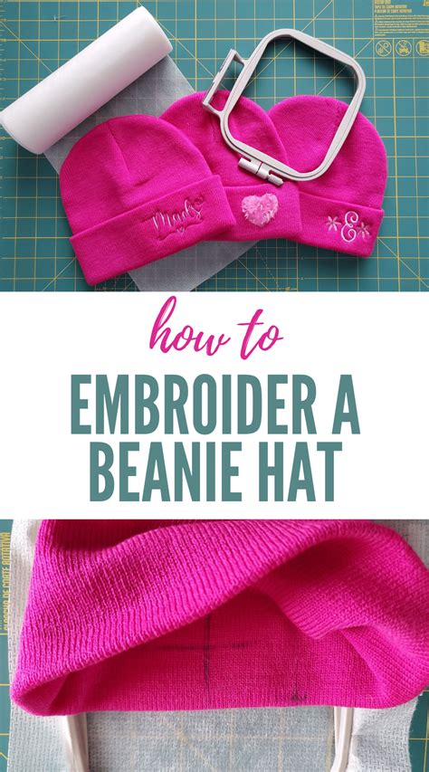 How To Embroider A Beanie Hat Tips And Tutorial