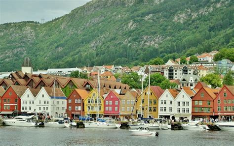 Foto Centro Histórico Bergen Hordaland Noruega