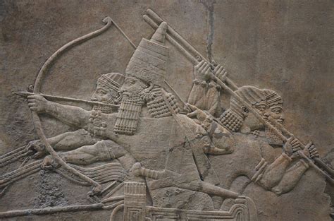Sculpted Reliefs Depicting Ashurbanipal The Last Great As Flickr