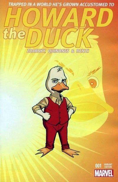 Howard The Duck 1 Variant Edition Evolution Of Howard Chip Zdarsky Cover Howard The