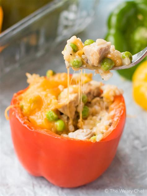 Easy Stuffed Peppers with Pork - The Weary Chef