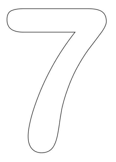 8 Best Images Of Number 7 Coloring Sheet Printable Number 7 Coloring