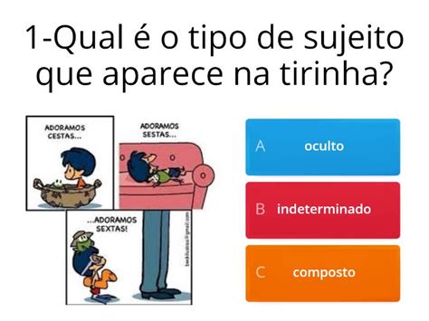 Quiz Tipos De Sujeito