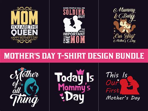 Mothers Day T Shirt Design Bundle By Rahnuma Audry On Dribbble