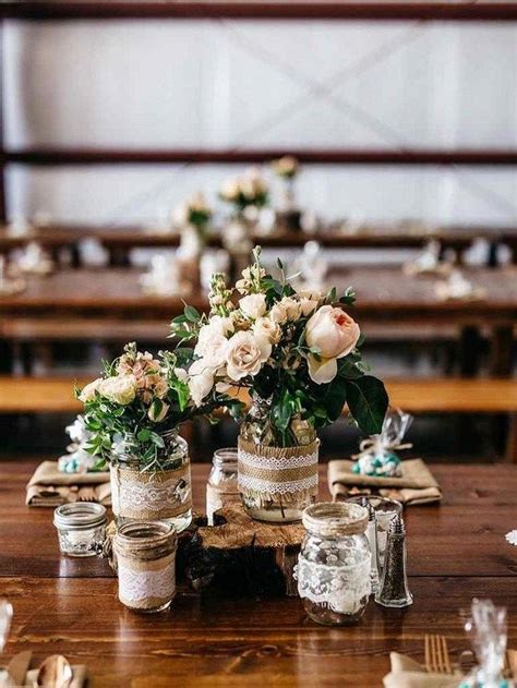 21 Romantic Rustic Winter Wedding Table Decoration Ideas Lmolnar