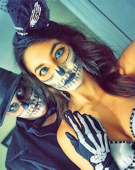Skeleton Makeup And Costume Idea For Couples Easy Couples Costumes