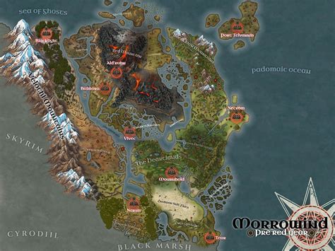 Finale Part 9 Of My Elder Scrolls Province Map Series Morrowind I