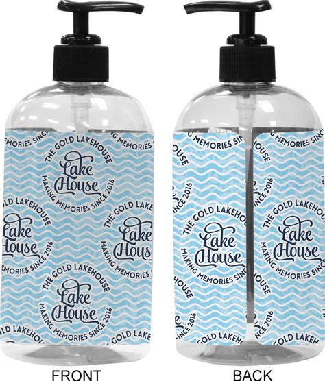Custom Lake House 2 Plastic Soap Lotion Dispenser Personalized