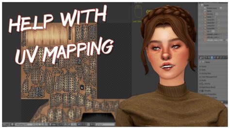 Uv Mapping 🤔 Sims 4 Cc Tutorial For When Your Hair Needs Textured
