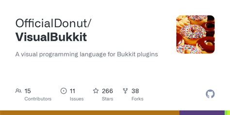Github Officialdonutvisualbukkit A Visual Programming Language For