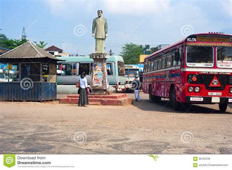 Sri Lanka Bus Station Editorial Stock Image Image Of Passengers 58182339