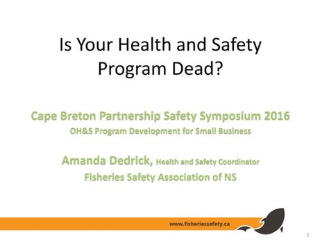 Helen Mersereau Cb Partnership Safety Symposium 2016