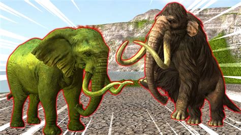 Zombie Elephant Vs Woolly Mammoth From Ice Age February Compilation Versuslife Ep27 Youtube
