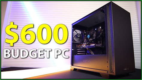 600 Budget Gaming Pc Build January 2021 Youtube