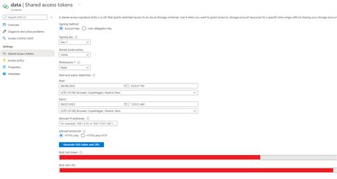 Azure Download A File From Sas Token Stack Overflow