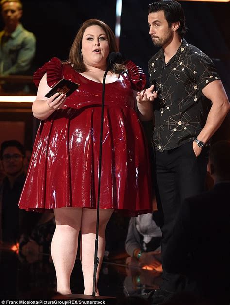 Chrissy Metz Talks That Red Hot Latex Dress At Thecurvycon Daily Mail Online