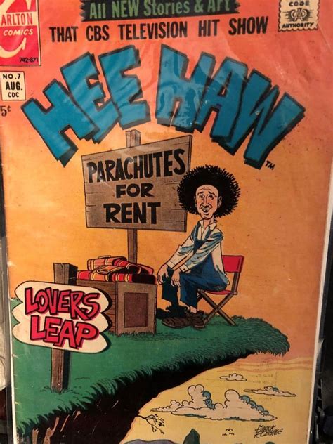 1971 Hee Haw No7 Comic Book Charlton Comics Aug 15 Cents Charlton