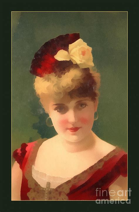 Lillian Russell Painting By Anne Kitzman Pixels