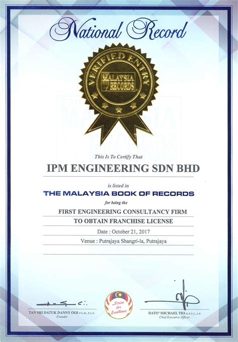 The project complements prime minister tun dr mahathir bin mohamad's 'malaysia boleh!' (malaysia can! 成就与业界认可 | IPM