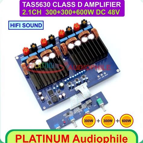 jual tas5630 amplifier class d 2 1ch 2x300w 600w tas5630 class d amplifier shopee indonesia