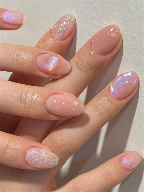 55 Cute Korean Jelly Nails That Will Absolutely Elevate Your Style In 2023 Rounded Acrylic
