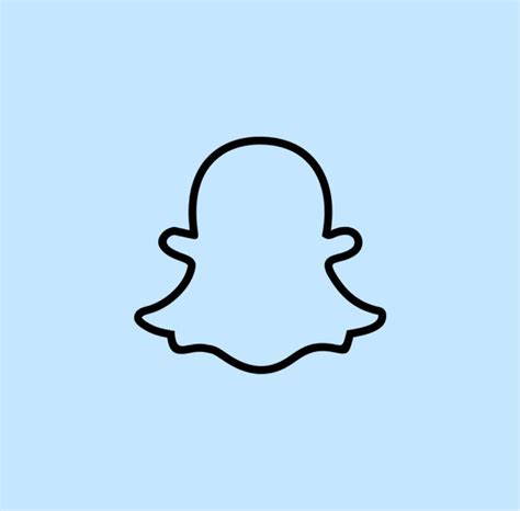 Life's more fun when you live in the moment! Snapchat icon cover (baby blue) in 2020 | Snapchat icon, Iphone app design, Blue aesthetic pastel