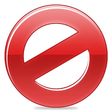 Prohibited Icon 27392 Free Icons Library