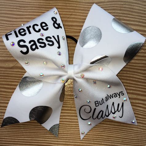 Cheer Bow Fierce And Sassy But Always Classy By Carleysbows On Etsy