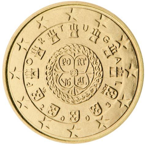 Portugal 50 Cent Coin 2003 Euro Coinstv The Online Eurocoins Catalogue