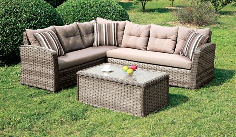 Nola Contemporary Style L Shaped Outdoor Patio Sectional Luchy Amor