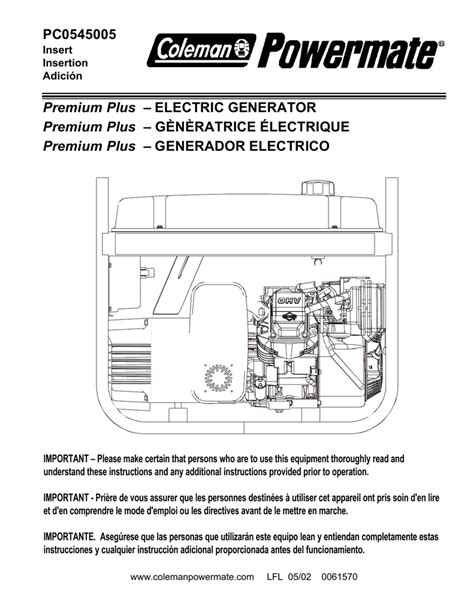Coleman Powermate 6250 Generator Wiring Diagram Wiring Digital And