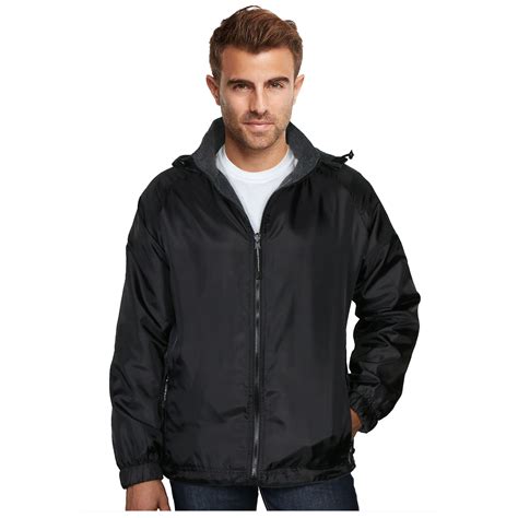 Maximos Mens Water Resistant Fleece Lined Wind Rain Hoodie Jacket Ebay