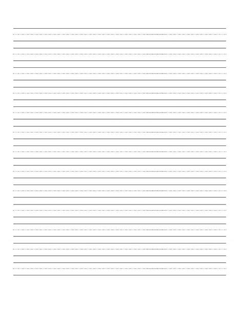 14 Blank Handwriting Worksheets