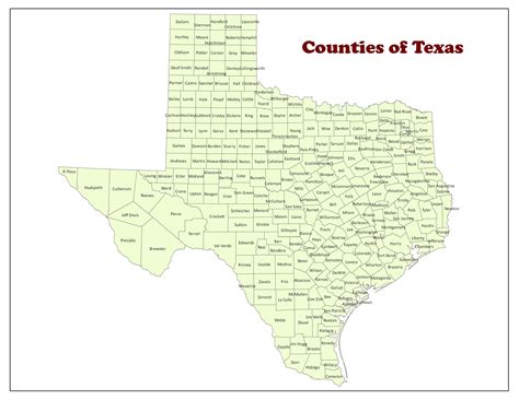 South Texas Area Map