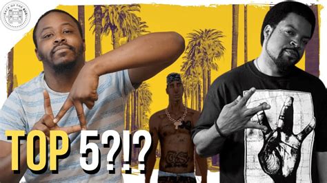 Top 5 West Coast Rappers Of All Time Youtube