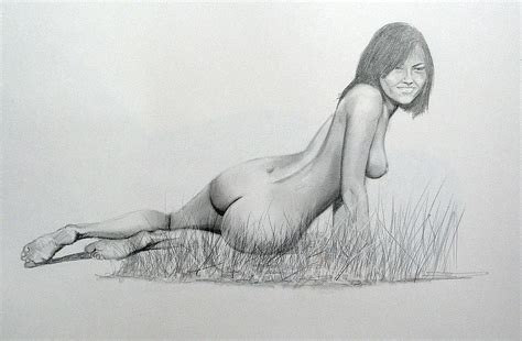 Pencil Nude Painting By Steve Jones Fine Art America